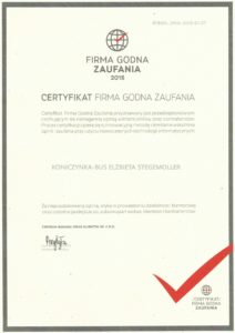 Koniczynka Bus - Firma Godna Zaufania
